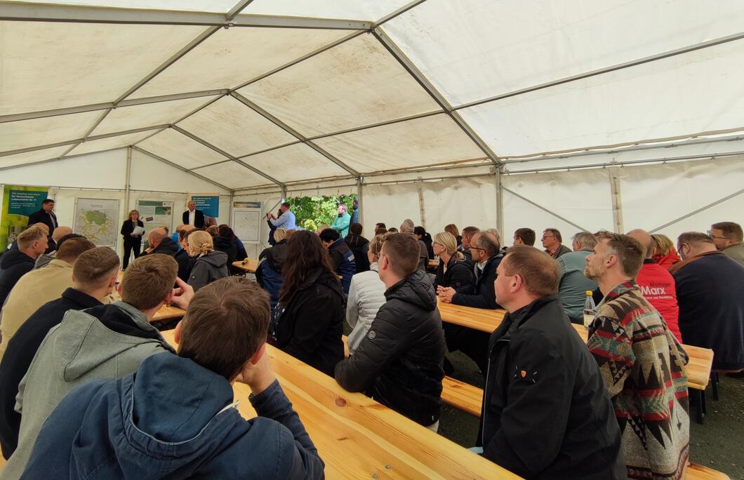 Sanierung und Schutz der Talsperre Dröda: Eröffnung der... Eröffnung der Informationsveranstaltung